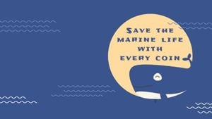 save, marine life, sea, Blue Shark In The Ocean  Desktop Wallpaper Template