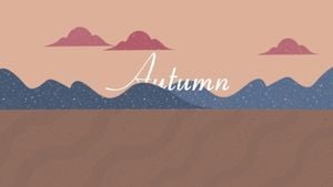 season, sky, field, Autumn Landscape Desktop Wallpaper Template