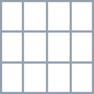 twelve, 10+, more, Blank 12 Grids Collage Classic Collage Template