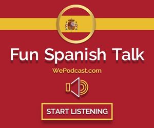 西班牙语谈话播客 中尺寸广告