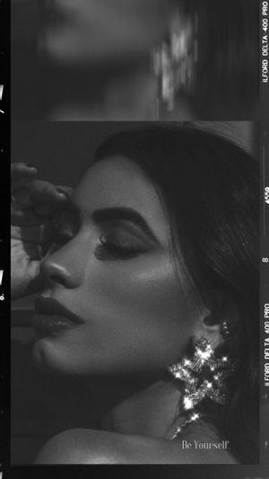 collage, photo, Black Film Girl Mobile Wallpaper Template