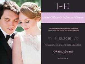 love, lovers, couple, Sweet Photo Wedding Invitation Card Template