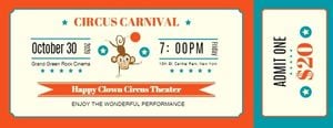 show, performance, arcobatics, Circus Ticket Template