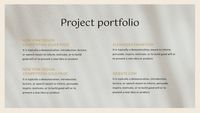 business, life, resume, Personal Project Portfolio Presentation Template