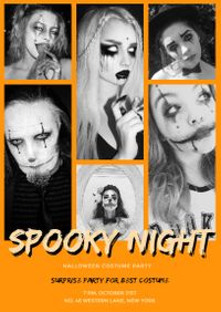 Halloween Spooky Night Invitation