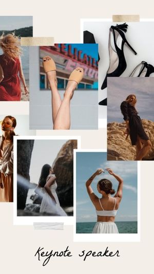 女性のハイヒールファッションシューズブランディングマーケティング Instagram Story