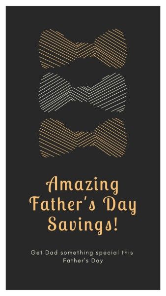 dad, promotion, promo, Father's Day Sale Instagram Story Template
