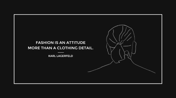 Fashion Quote By Karl Lagerfeld Wallpaper