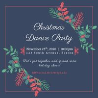 ブルークリスマスダンスパーティー Instagram投稿