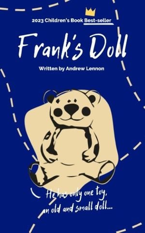 novel, education, reading, Blue Bear Doll Book Cover Template