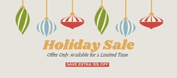 Holiday Sales Event Gift Certificate