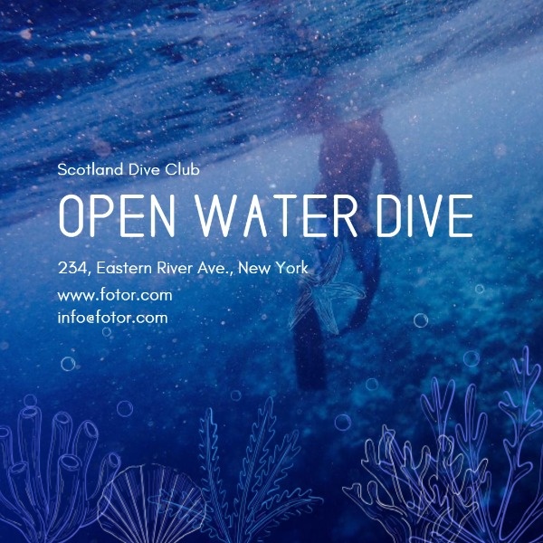 Open Water Dive Instagram Post