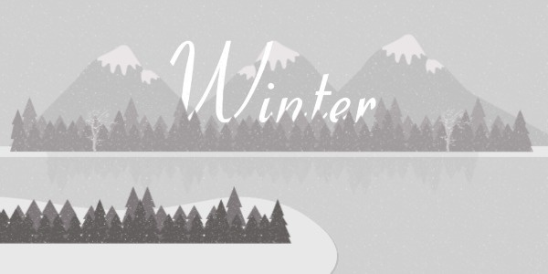 Winter Landscape Twitter Post