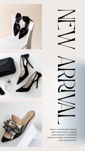 Simple Fashion Branding Shoes Black Friday Instagram Story