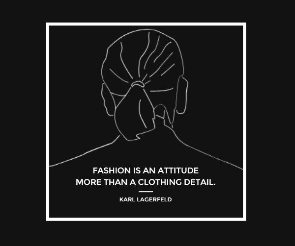 Fashion Quote By Karl Lagerfeld Facebook Post
