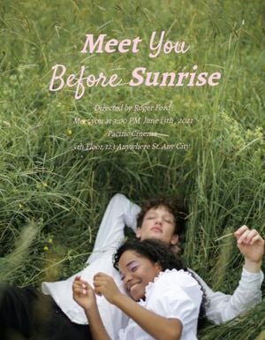 grass, couple, friends, Green Romance Love Program Template