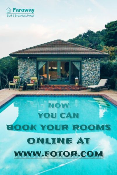 hotel, accommodation, house, Bed And Breakfast Pinterest Post Template