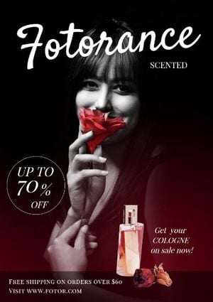 fragrance, promotion, promotional, Perfume Special Sale  Poster Template