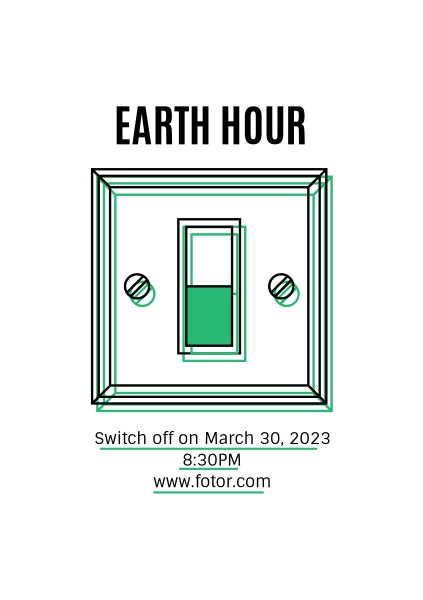 Earth Hour Flyer