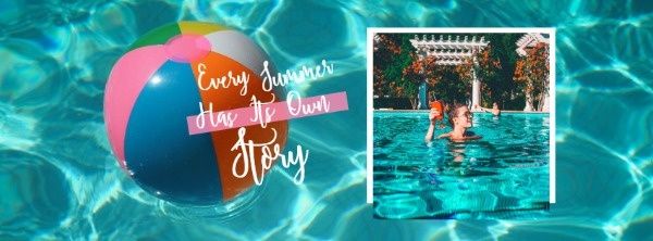 season, swimming pool, fun, Summer Pool Party Facebook Cover Template