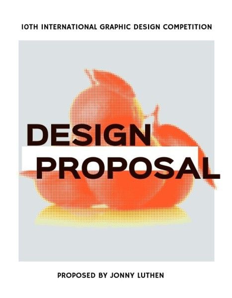  marketing proposals,  business,  design proposal, White Graphic Design Competition Marketing Proposal Template