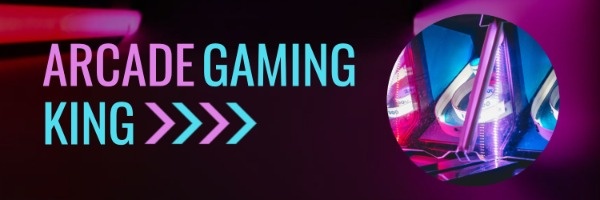 Arcade Gaming King Profile Banner Twitter Cover