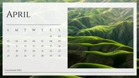 Green Nature Calendar 2022 Calendar