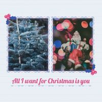 ブルー冬クリスマスコラージュ Instagram投稿