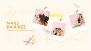 life, scribble, video, Photo Polaroid Frame Collage Youtube Channel Youtube Channel Art Template