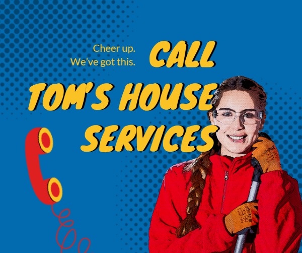 Blue House Cleaning Service  Facebook Post
