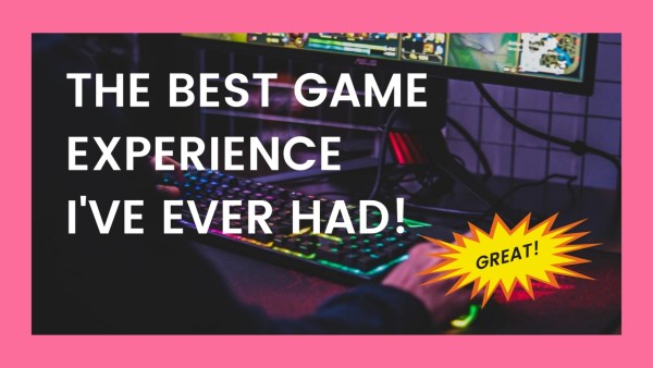 Pink Game Experience Youtube Channel Art Youtube Thumbnail