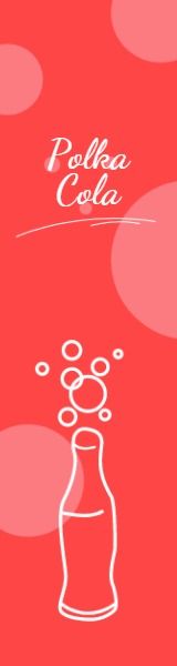 business, promote, promoting, Red And Simple Brand Banner   Wide Skyscraper Template