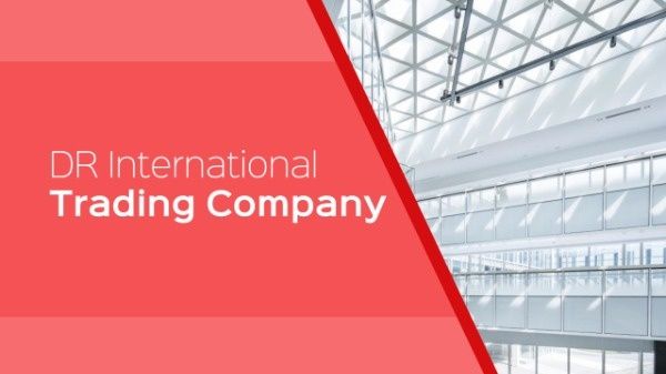 international, business, corporate, Trading Company Youtube Channel Art Template