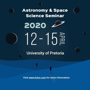 technology, galaxy, stars, Astronomy & Space Science Seminar Instagram Post Template