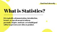 business, life, education, Statistics Introduction Presentation Template