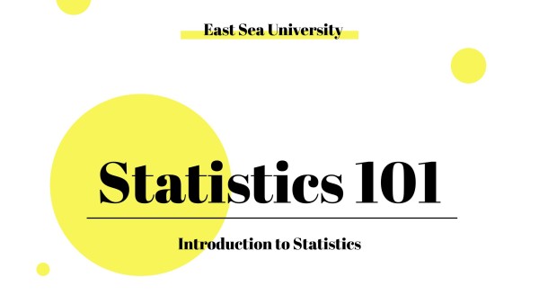 Statistics Introduction Presentation