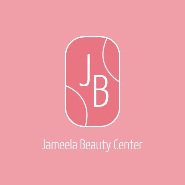 makeup, cosmetic, retail, Simple Red Beauty Center Business Logo Template