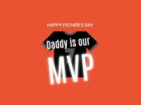 greeting, family, dad, Happy father's day mvp Card Template