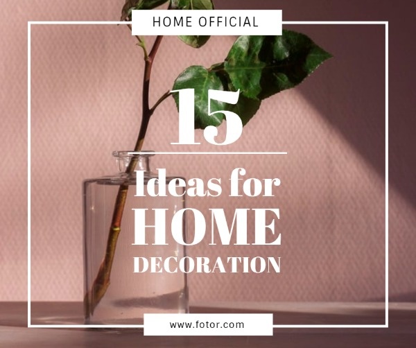 Flower Home Decoration Ideas Facebook Post
