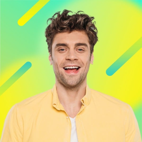 Green Gradient Profile Picture