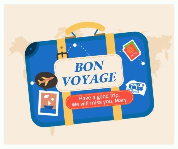 Travel Suitcase Facebook Post
