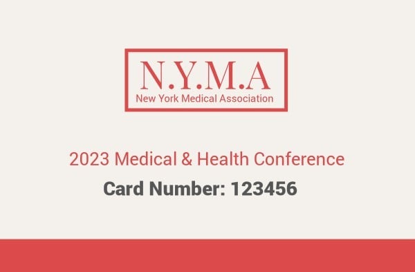 Medical ID Card ID Card