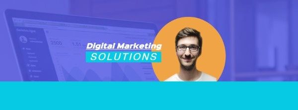 solutions, online marketing, solution, Digital Marketing  Facebook Cover Template