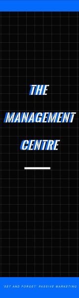business, promote, promoting, The Management Centre Wide Skyscraper Template
