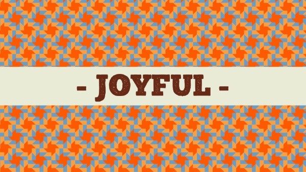 Orange Joyful Background Wallpaper