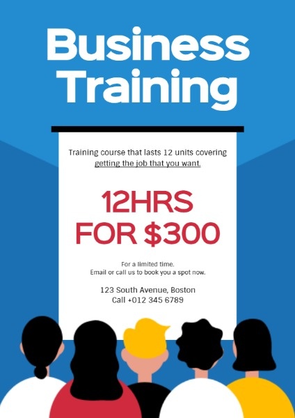 Business Training Flyer