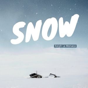 sing, singing, song, Snow Album Cover Template