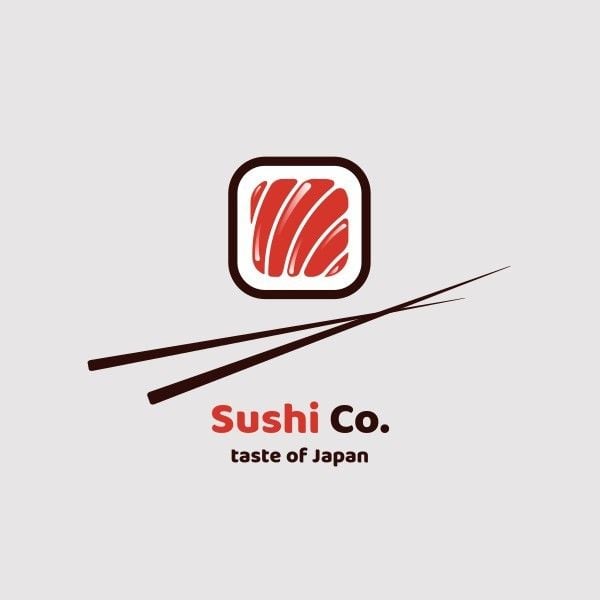 food, asian, oriental, Japanese Sushi Restaurant Logo Template