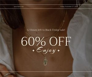 黑色星期五品牌珠宝促销 Facebook帖子