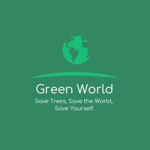 environmental, environment protection, earth, Green World Logo Template